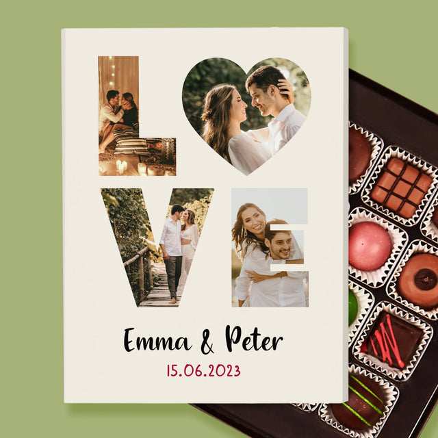 Woord Van Foto'S: Love Met Jouw Foto'S - Pralines