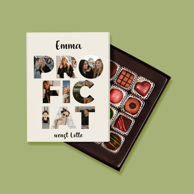 Woord Van Foto'S: Proficiat - Pralines