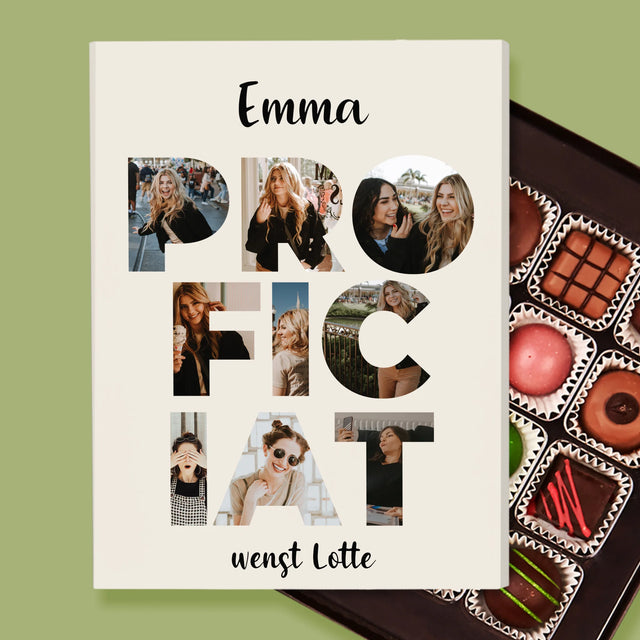 Woord Van Foto'S: Proficiat - Pralines