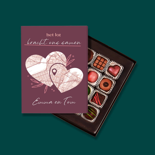 Stadsplastadsplattegrond: Stadskaart: Het Lot - Pralines