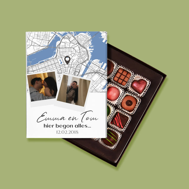 Stadsplastadsplattegrond: Stadskaart: Waar Alles Begon - Pralines