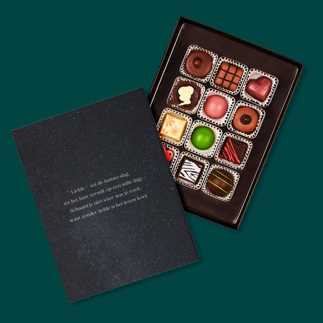 Starrenkaart: Sterrenkaart Voor Verliefde - Pralines
