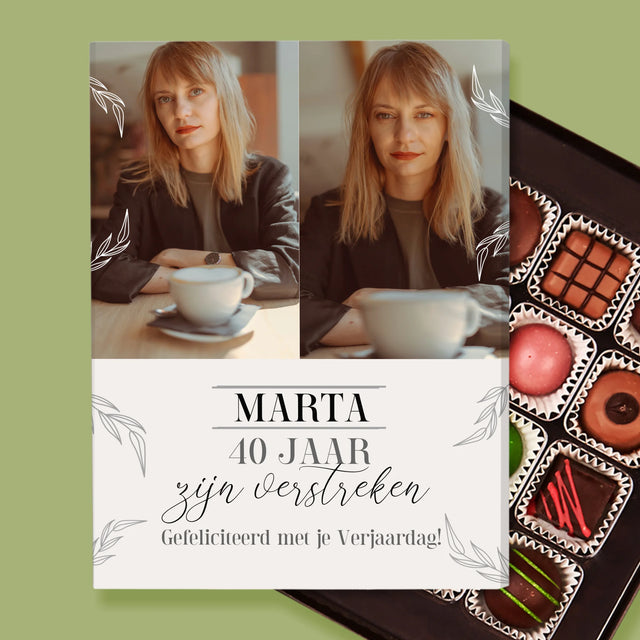 Fotocollage: 40 Jaar Zijn Verstreken - Pralines