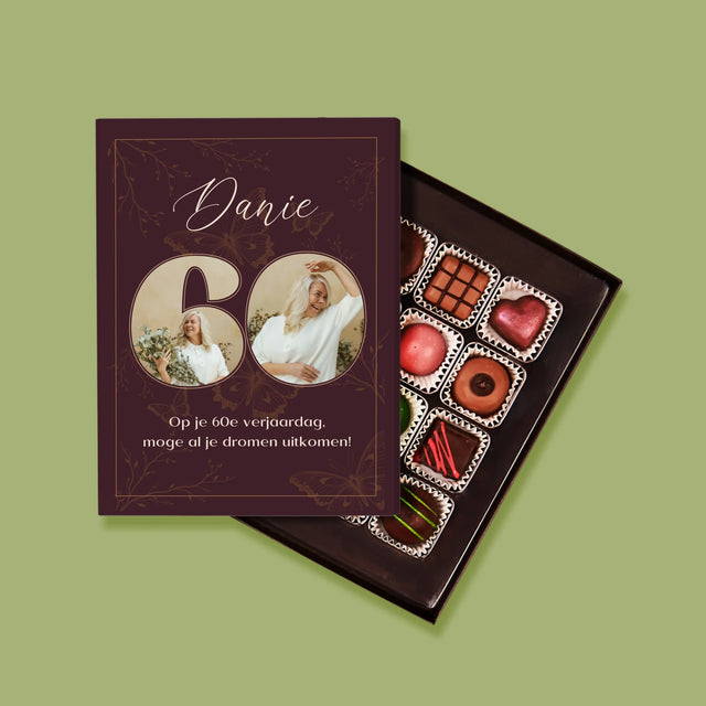 Fotocollage: 60Ste Verjaardag - Pralines