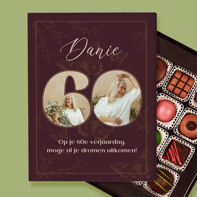 Fotocollage: 60Ste Verjaardag - Pralines