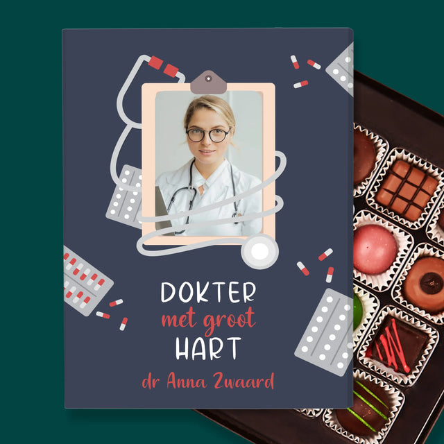 Foto En Handtekening: Dokter Met Groot Hart - Pralines