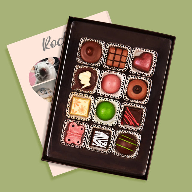 Fotocollage: Hamster - Pralines