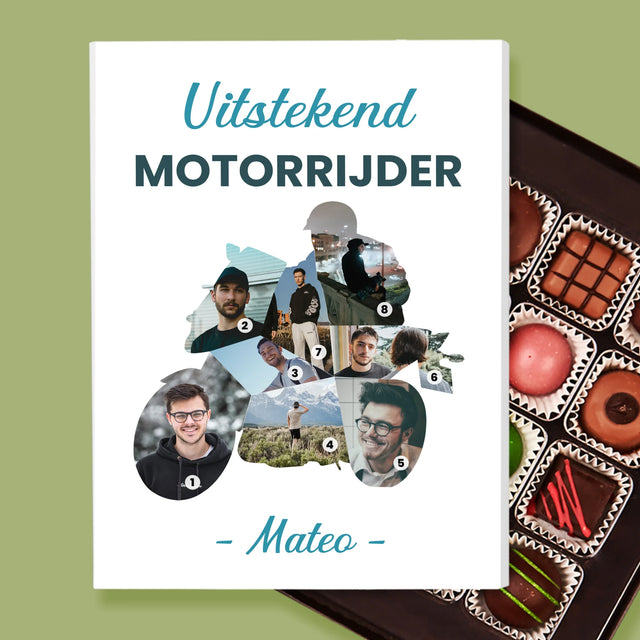 Vorm Van Foto'S: Uitstekend Motorrijder - Pralines