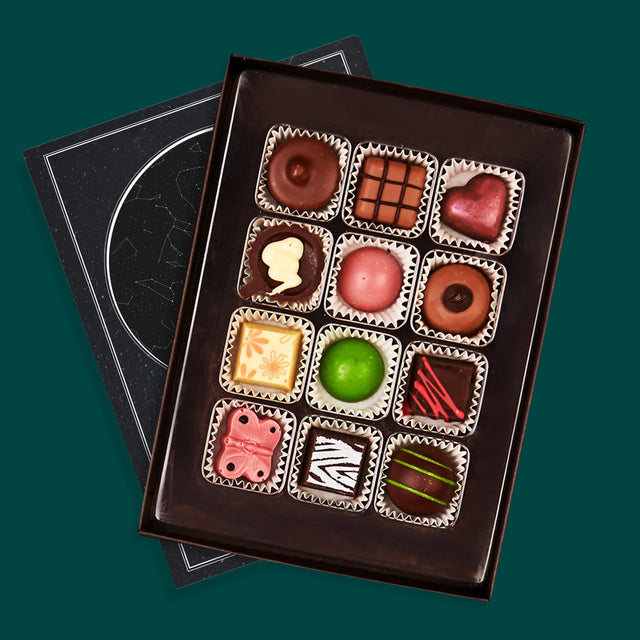 Starrenkaart: Sterrenkaart Voor Verliefde - Pralines