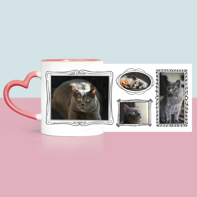 Fotocollage: Fotomuur Met Jouw Huisdier - Mok