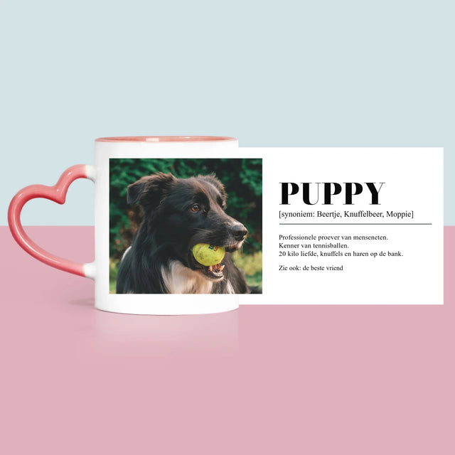 Foto En Handtekening: Huisdier Definitie - Mok