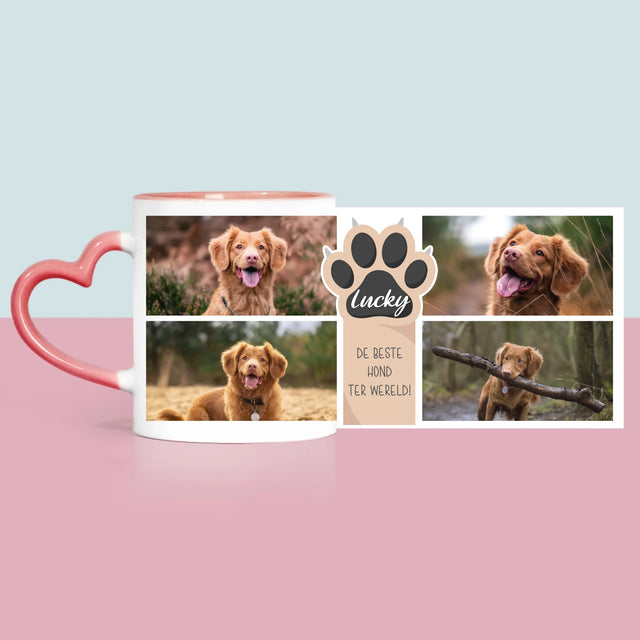 Fotocollage: Beste Hond - Mok