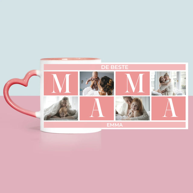 Fotocollage: Collage De Beste Mama - Mok