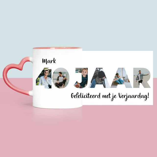 Woord Van Foto'S: 40 Jaar - Mok