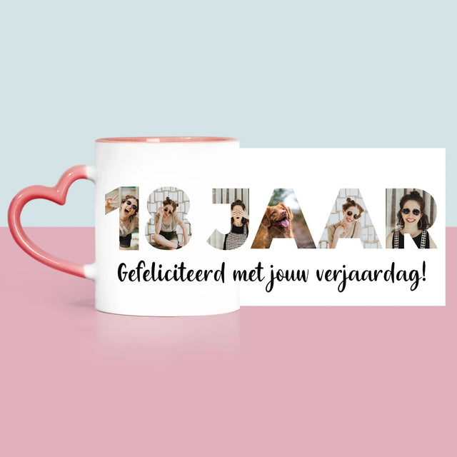 Woord Van Foto'S: 18 Jaar - Mok