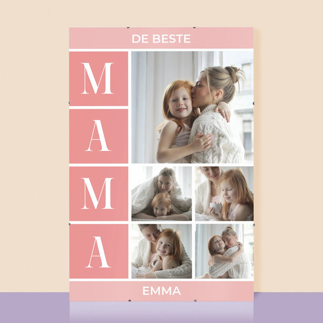Fotocollage: Collage De Beste Mama - Poster