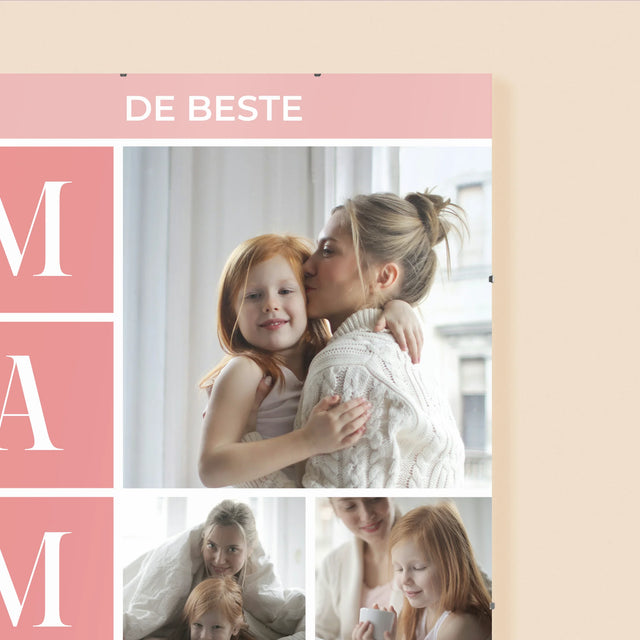 Fotocollage: Collage De Beste Mama - Poster