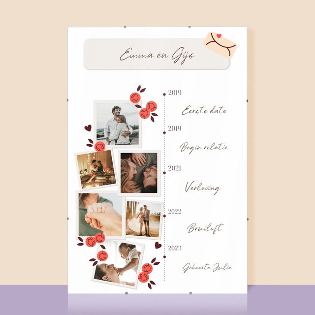 Onze Geschiedenis: Liefdesweg - Poster