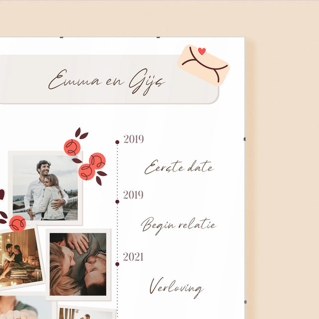 Onze Geschiedenis: Liefdesweg - Poster