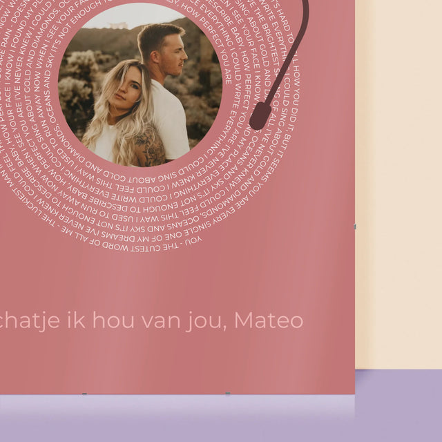 Foto En Handtekening: Ons Liedje Vinyl Lp - Poster