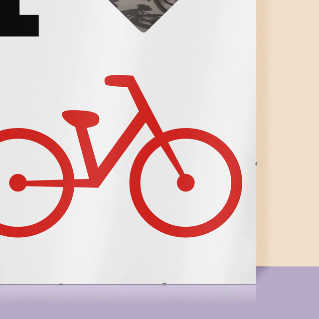 Foto: I Love Fiets - Poster