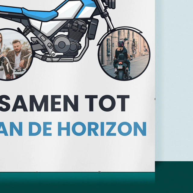 Fotocollage: Samen Tot Aan De Horizon - Poster