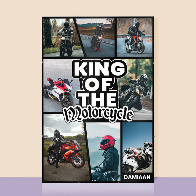 Fotocollage: King Of The Motorcycle - Poster