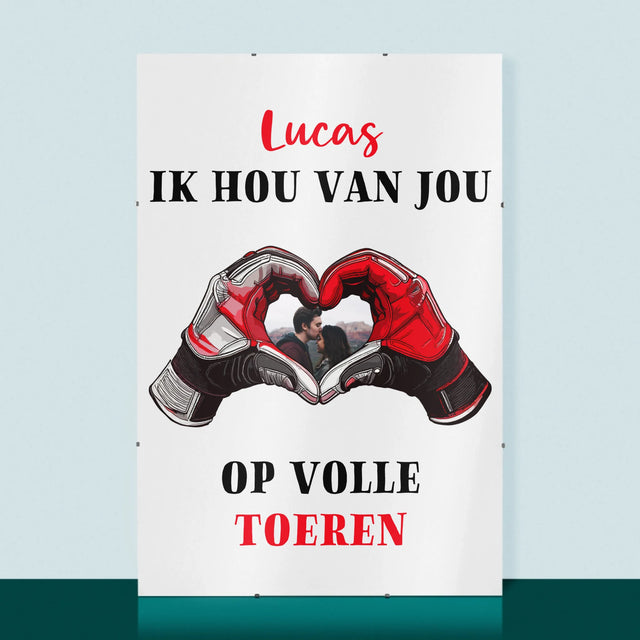 Foto En Handtekening: Ik Hou Van Jou Op Volle Toeren - Poster