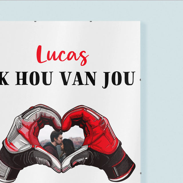 Foto En Handtekening: Ik Hou Van Jou Op Volle Toeren - Poster