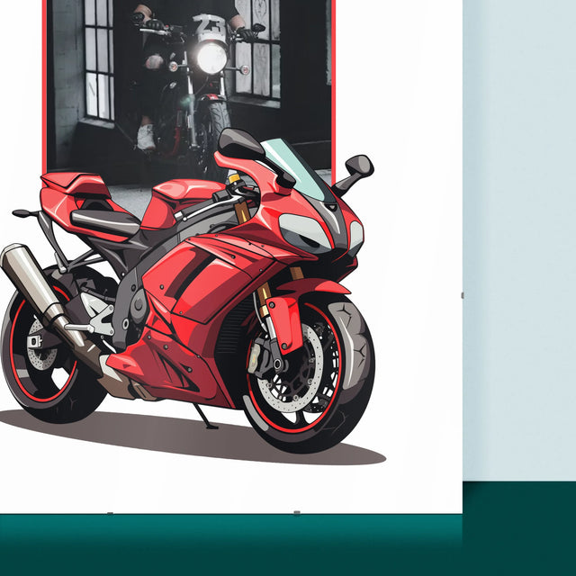 Foto En Handtekening: Geboren Om Te Rijden - Poster