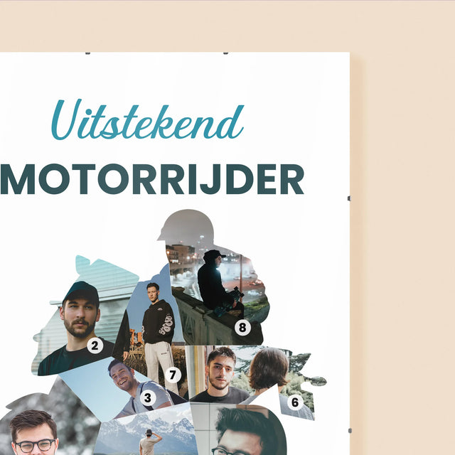 Vorm Van Foto'S: Uitstekend Motorrijder - Poster