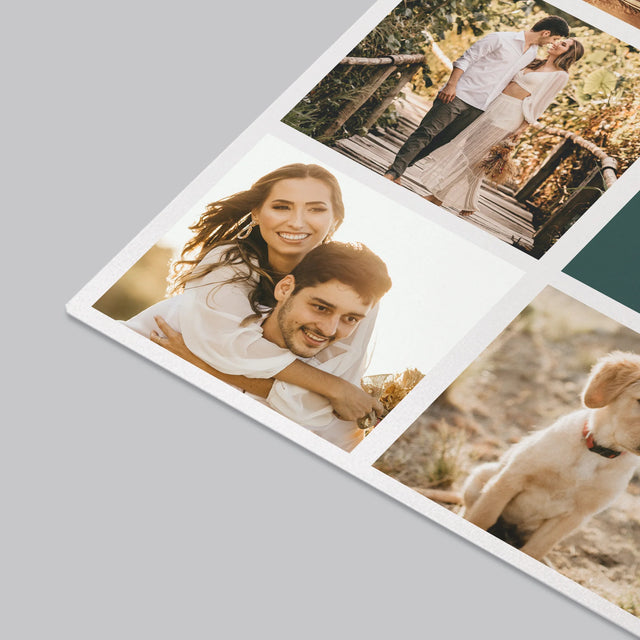 Fotocollage: Liefde Collage - Bureauonderlegger