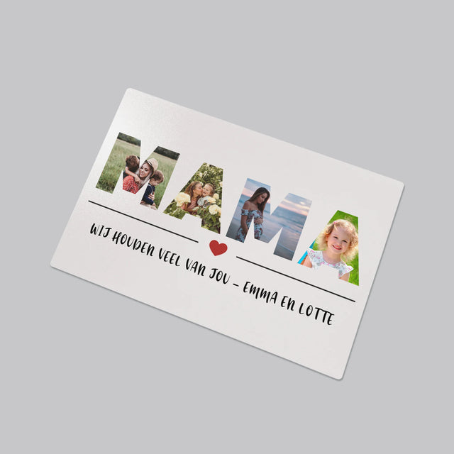 Woord Van Foto'S: Mama - Bureauonderlegger