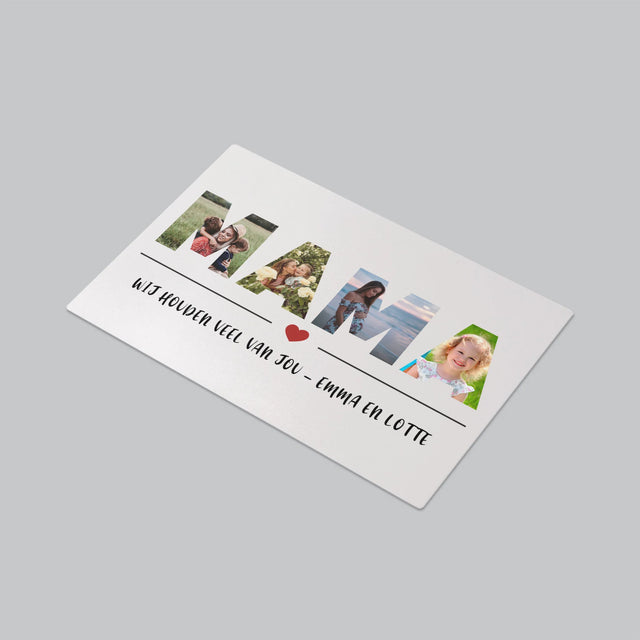 Woord Van Foto'S: Mama - Bureauonderlegger