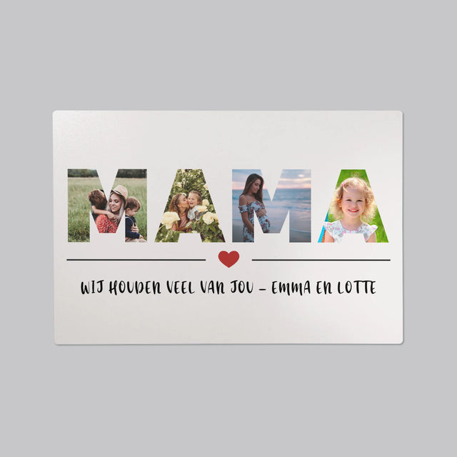Woord Van Foto'S: Mama - Bureauonderlegger