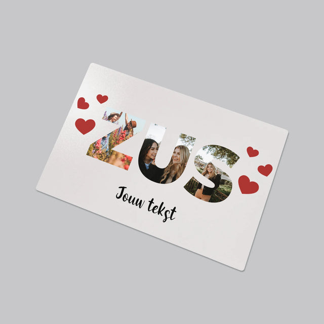 Woord Van Foto'S: Zus - Bureauonderlegger