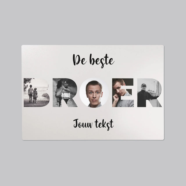 Woord Van Foto'S: Broer - Bureauonderlegger