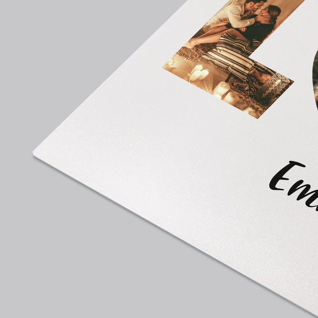 Woord Van Foto'S: Love Met Jouw Foto'S - Bureauonderlegger