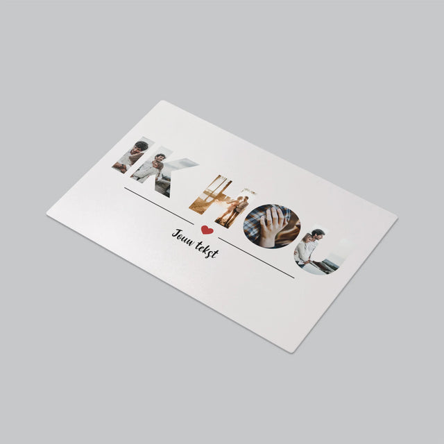 Woord Van Foto'S: Houden Van - Bureauonderlegger