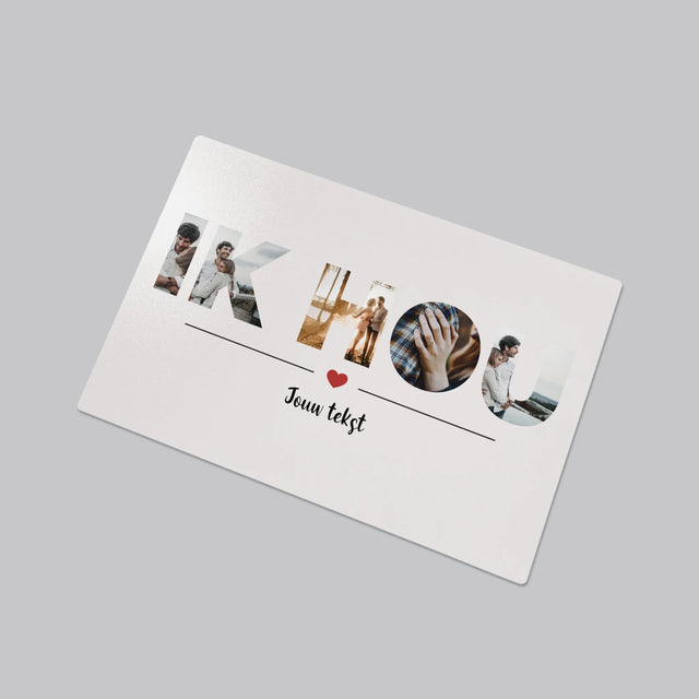 Woord Van Foto'S: Houden Van - Bureauonderlegger