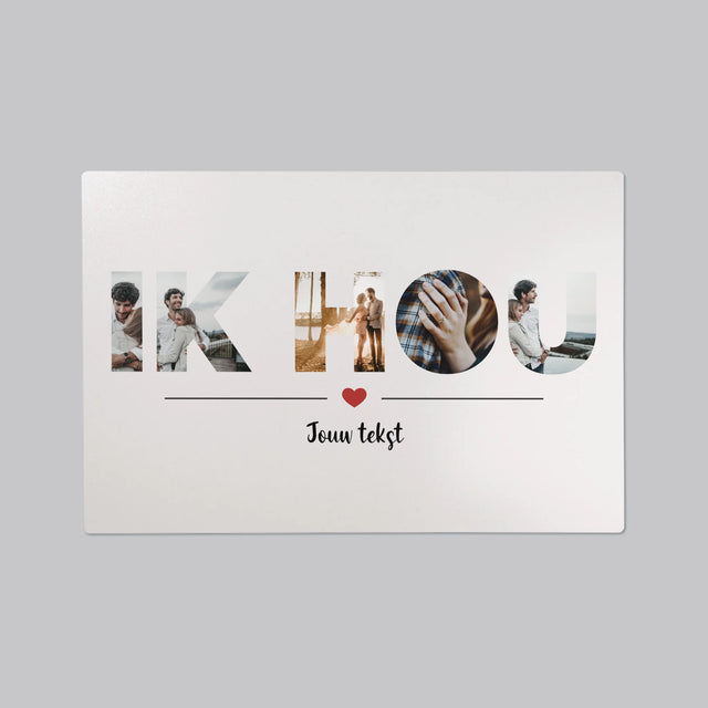 Woord Van Foto'S: Houden Van - Bureauonderlegger