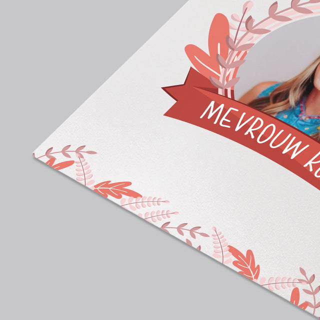 Foto En Handtekening: Gemaakt Voor Het Onderwijs - Bureauonderlegger