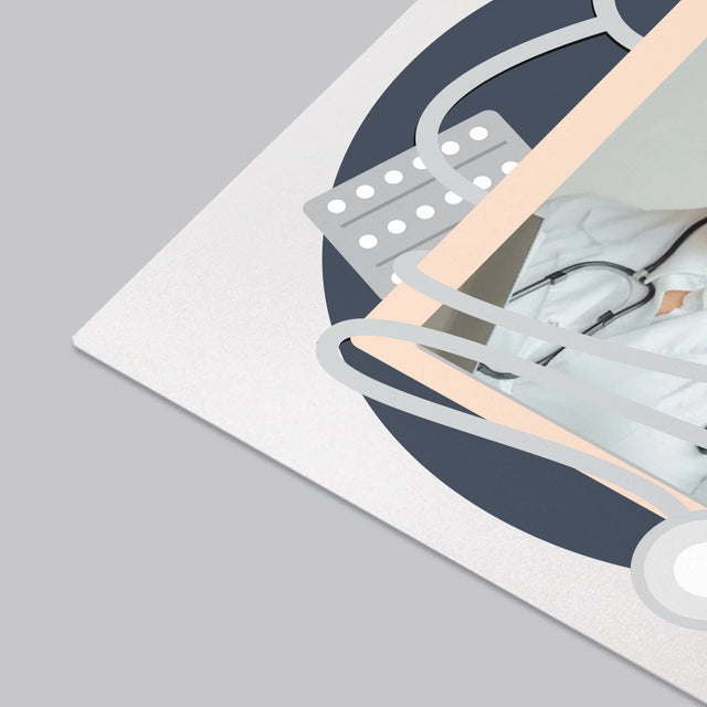 Foto En Handtekening: Dokter Met Groot Hart - Bureauonderlegger