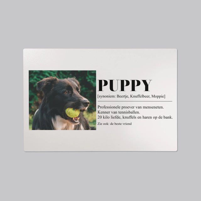 Foto En Handtekening: Huisdier Definitie - Bureauonderlegger