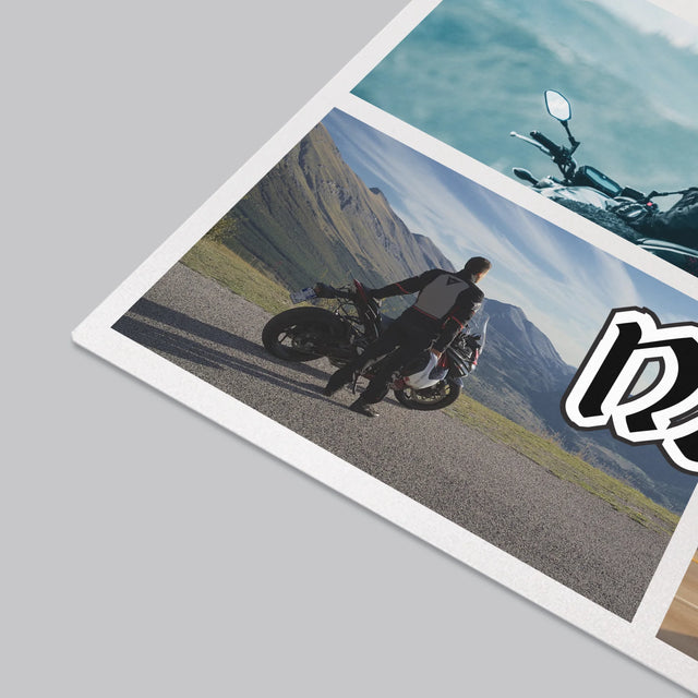 Fotocollage: King Of The Motorcycle - Bureauonderlegger