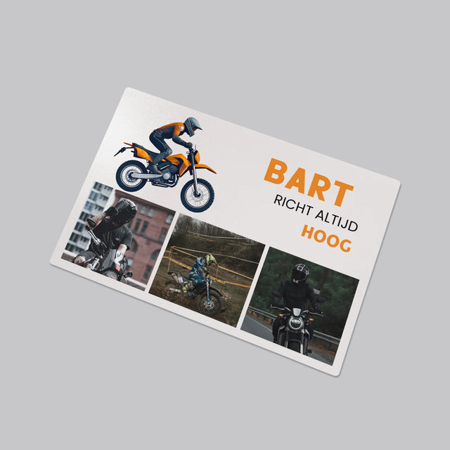 Foto En Handtekening: Richt Altijd Hoog - Bureauonderlegger