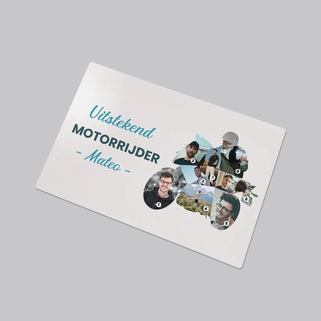 Vorm Van Foto'S: Uitstekend Motorrijder - Bureauonderlegger