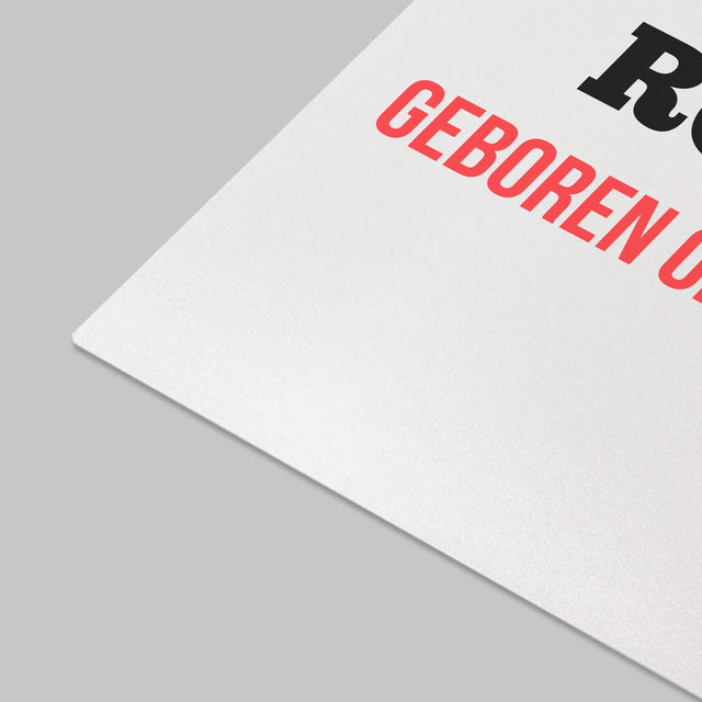 Foto En Handtekening: Geboren Om Te Rijden - Bureauonderlegger