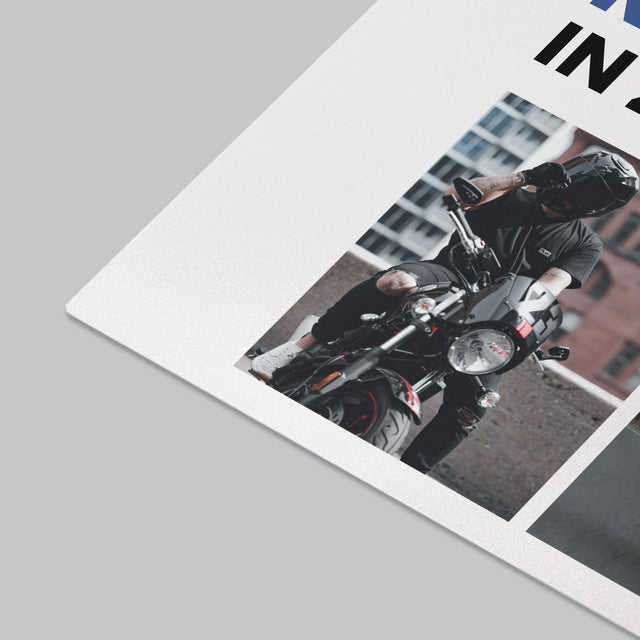 Fotocollage: Rijden Zit In Zijn Bloed - Bureauonderlegger