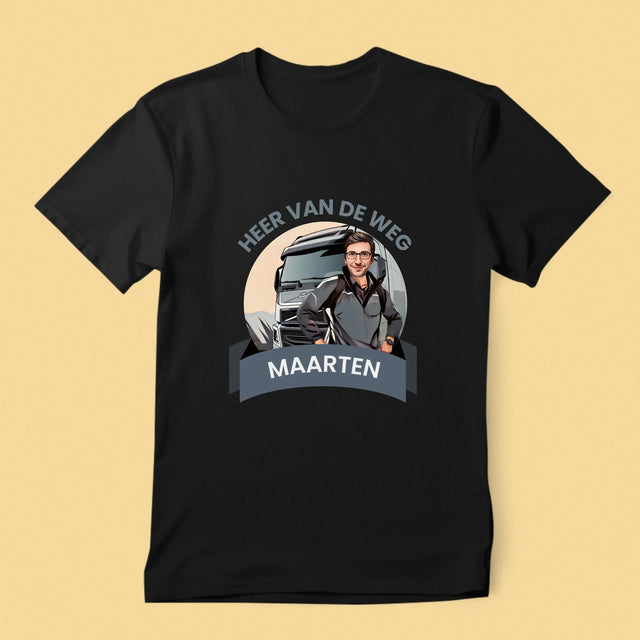 Jouw Karakter: Heer Van De Weg - T-Shirt Voor Heren